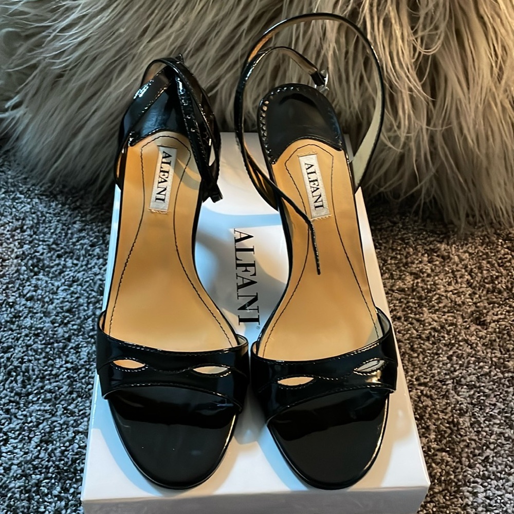 Alfani Black Sandals Heels   “Urbanblk” 7.5